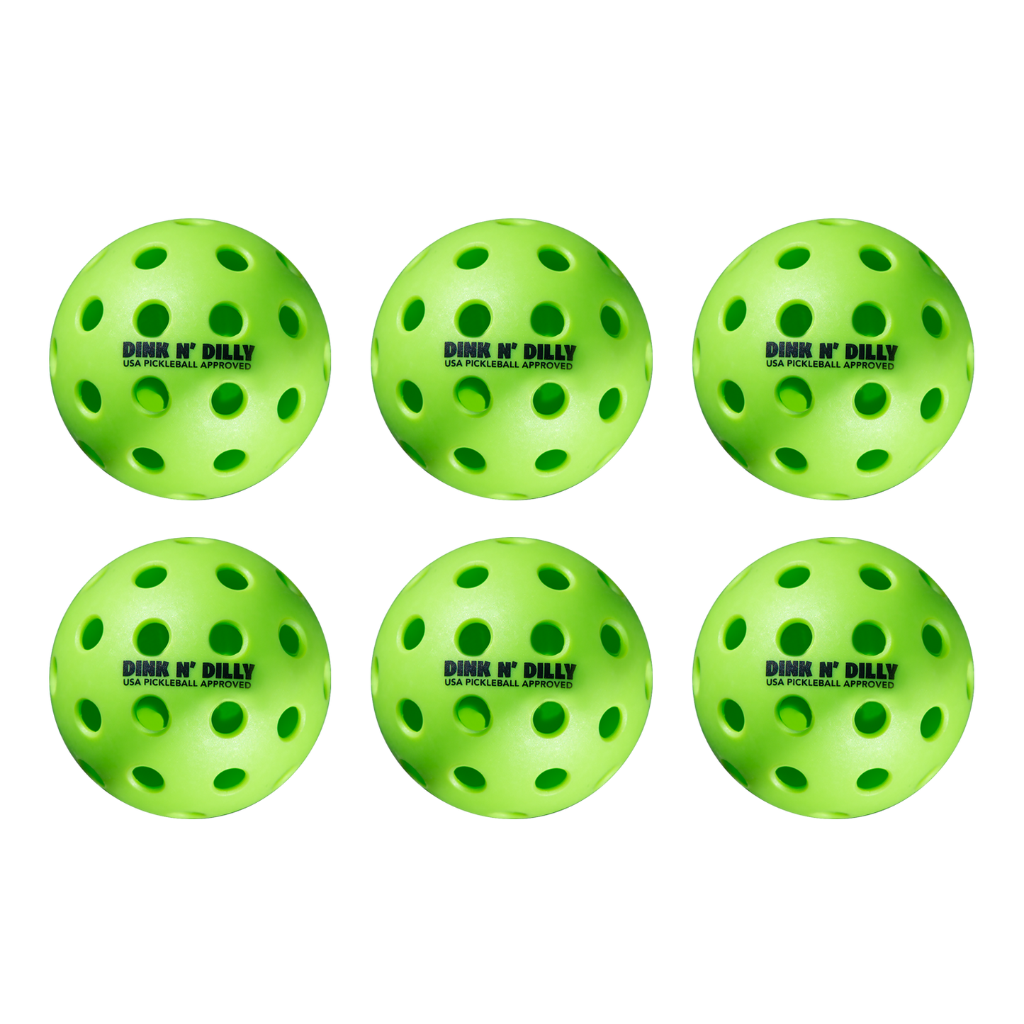 Dill Balls - Pickle Green - 6 Pack