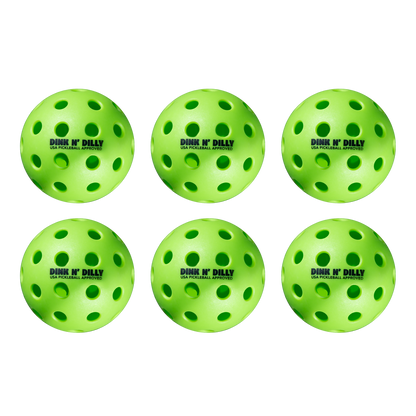 Dill Balls - Pickle Green - 6 Pack